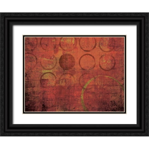 Emery, Kristin 32x25 Black Ornate Wood Framed with Double Matting Museum Art Print Titled - Tiny Bubbles 1