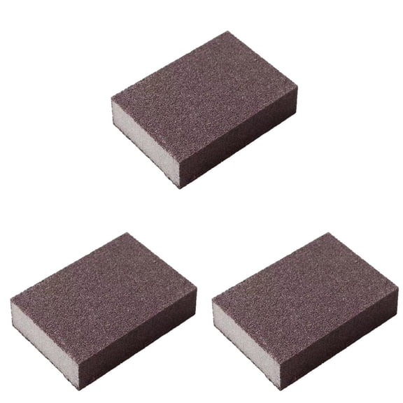 Emery Sponge Carborundum Cleaning Block - Kitchen Pot Scrubber with Abrasive Particles, Heavy-Duty Scouring Sponge for Pans, Wear-Resistant Cleaning Pad for Burnt Stains, Professional-Grade Scrubber