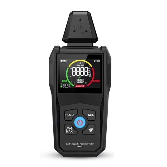 Emf Meter Electromagnetic Field Radiation Detector Rechargeable Counter Emission Dosimeter for Mobile Phone and Computer