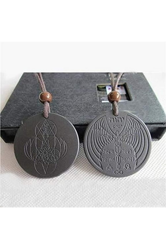 Emf Protection Archangel Amulet Necklace,Meditation Blocker Shield Necklace(43mm)