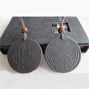 Emf Protection EMF Therapy Flying Archangel Protection Amulet Necklace