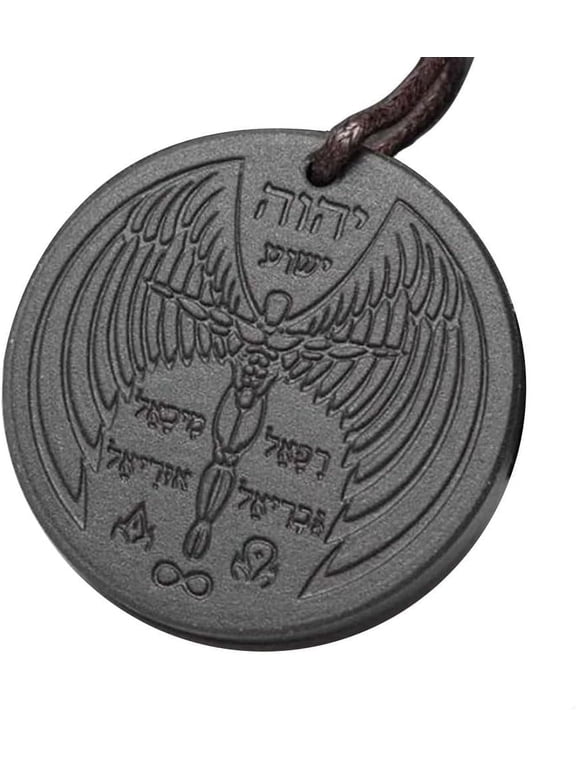 Emf Protection Flying Archangel Necklace,Meditation Blocker Shield Necklace