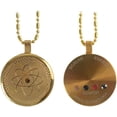 thumbnail image 1 of Emf Protection Health Care Metatron Cube Shield Defense Necklace,Terahertz Cosmic Protection Necklace,Gold Color, 1 of 6