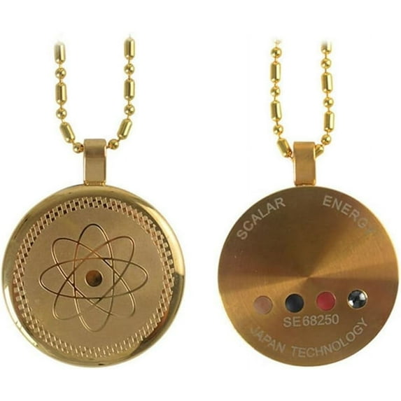 Emf Protection Health Care Metatron Cube Shield Defense Necklace,Terahertz Cosmic Protection Necklace,Gold Color