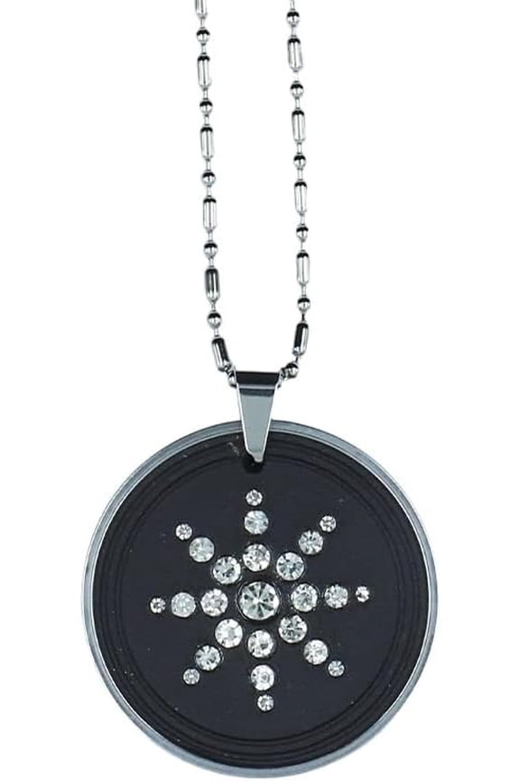 Protection Sunflower Protection Stainless Steel Amulet Necklace,Protection Necklace