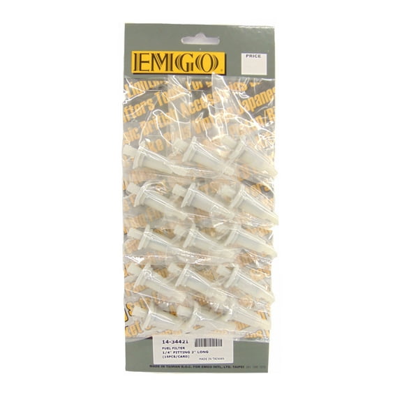 Emgo 1/4" Fuel Filter Quantity 15 fits Suzuki 2008 2009 LTA 450 LTA450 King Quad