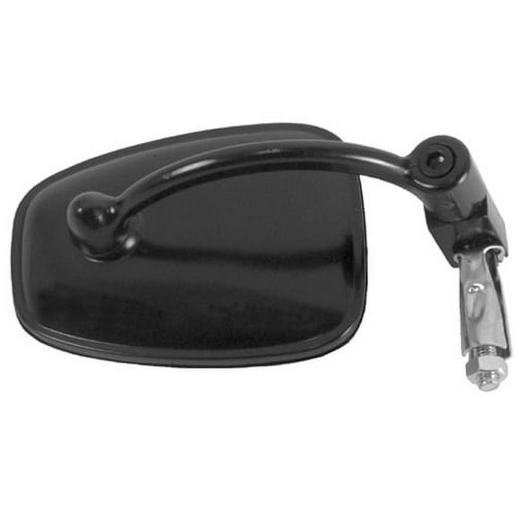 Emgo 20-34010 Polaris Atv Handlebar End Mount Mirror - Black