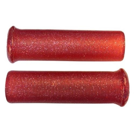 Emgo 42-21124 Metal Flake Grip Set - Red