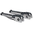 thumbnail image 1 of Emgo 50-11211A Silver Anodized Aluminum Front Slash Cut Foot Pegs, 1 of 1