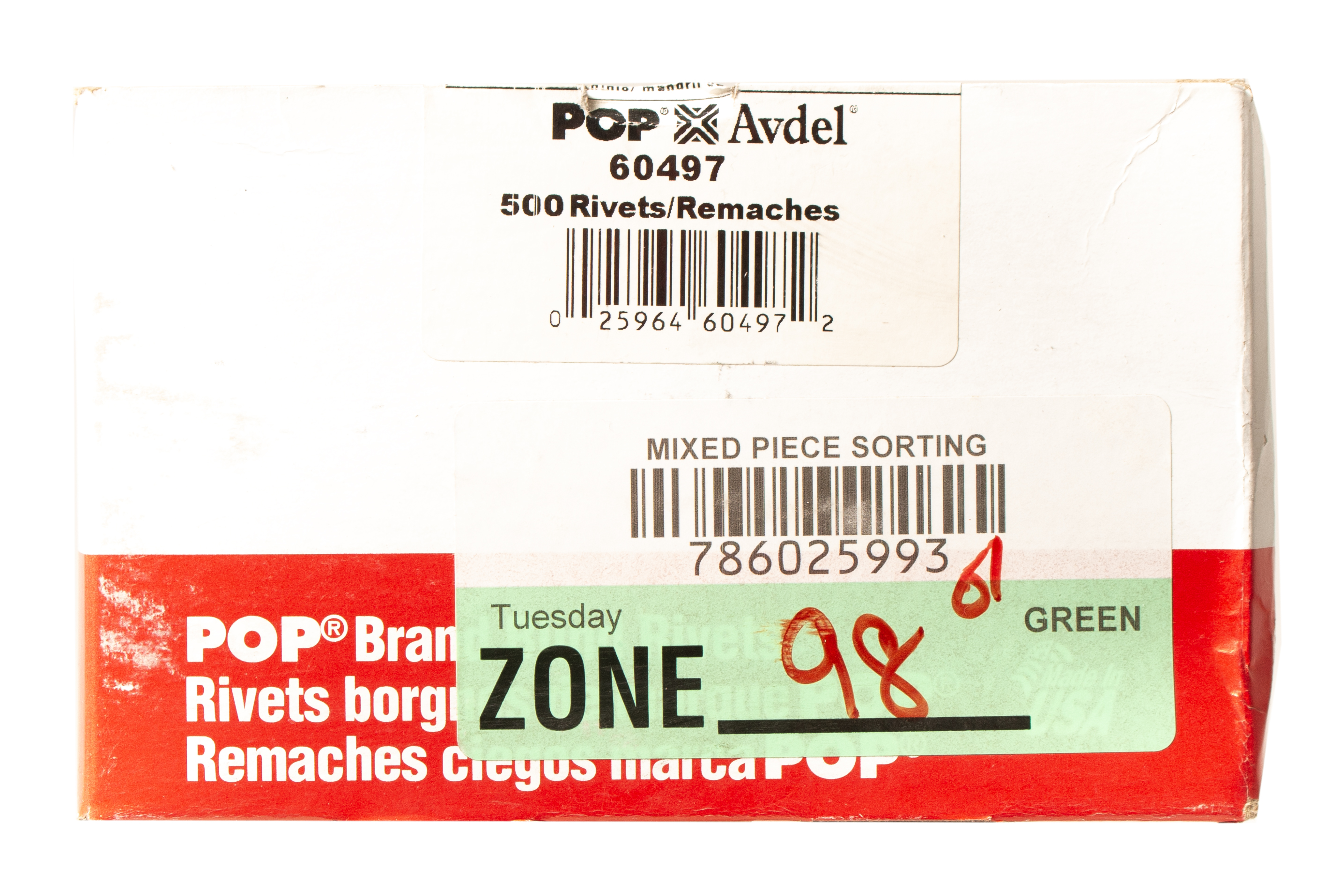 Emhart POP 500 pc Aluminum Blind Rivet 3/16