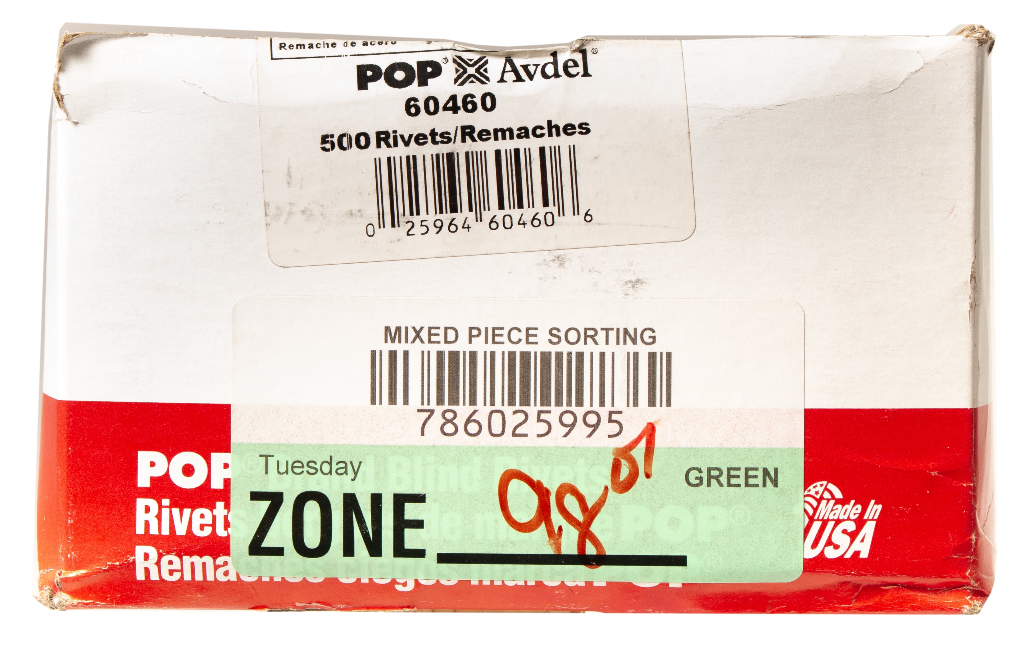 Emhart POP 60460 Blind Plated Steel Rivets 3/16