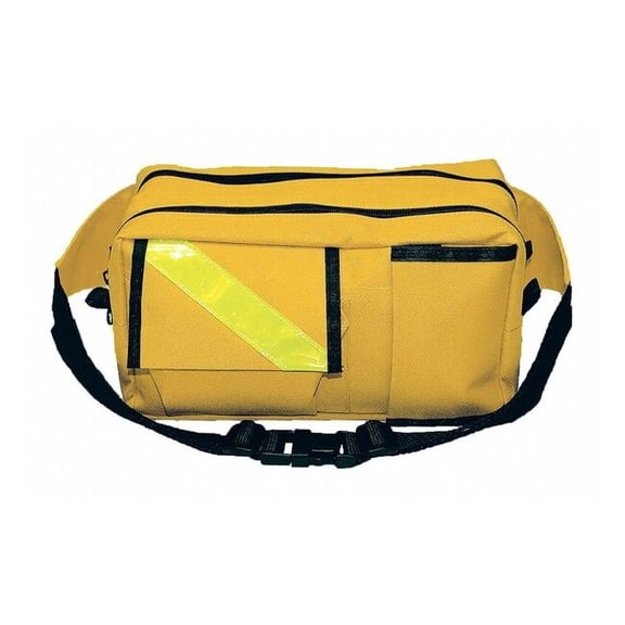 Emi Fanny Pack, Nylon, Yellow, 10 in L x 6 in W x 5 in H 460 YELLOW