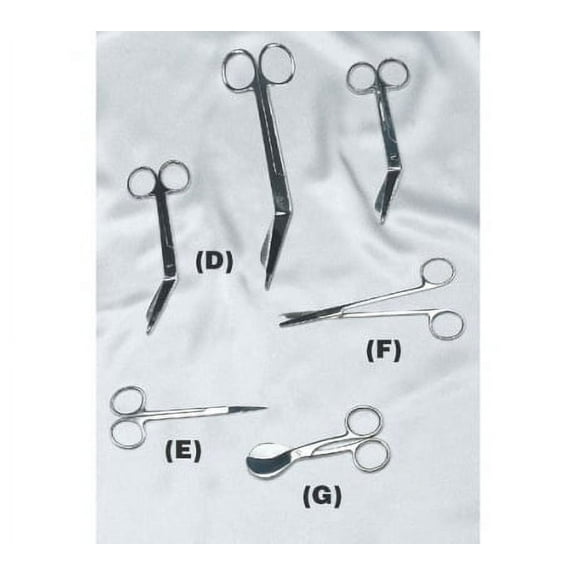 Emi Lister Bandage Scissors,Silver,7-1/4" L 1060