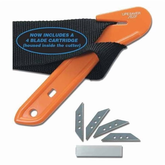 Emi Seat Belt Cutter,Orange,6 7/8" L 4002