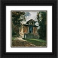 thumbnail image 1 of Emil Jakob Schindler 20x20 Black Ornate Framed Double Matted Museum Art Print Titled: The Studio of the Painter Heinrich Von Angeli in Reichenau (1884), 1 of 5