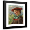 thumbnail image 1 of Emil Rau 11x14 Black Modern Framed Museum Art Print Titled - Girl in a Mountain Setting, 1 of 5