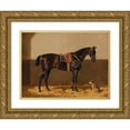 thumbnail image 1 of Emil Volkers 24x19 Gold Ornate Framed and Double Matted Museum Art Print Titled - Before the Ride, 1 of 4