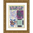 thumbnail image 1 of Emile-Allain Séguy 17x24 Gold Ornate Framed and Double Matted Museum Art Print Titled - Floreal; New Drawings and Color Pl.15 (1925), 1 of 4