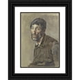 thumbnail image 1 of Emile Charles Wauters 14x18 Black Ornate Wood Framed Double Matted Museum Art Print Titled - Portrait of a Man (1856 - 1933), 1 of 5