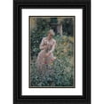 thumbnail image 1 of Emile Claus 13x18 Black Ornate Wood Framed Double Matted Museum Art Print Titled - In the Garden, 1 of 5
