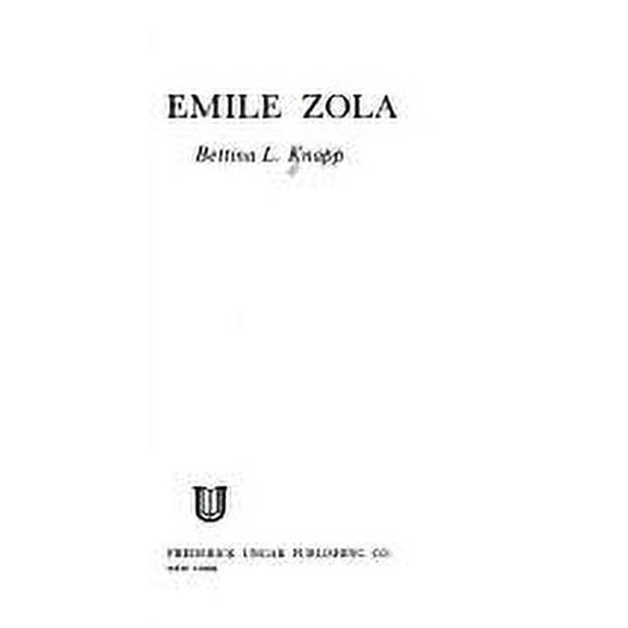 Pre-Owned Emile Zola (Hardcover) 0804424829 9780804424820