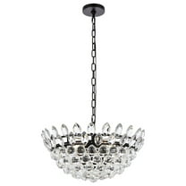 Emilia 20 inch pendant in black
