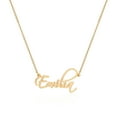thumbnail image 1 of Emilia Necklace Personalized, 14K Gold Filled Ivy Name Necklace Personalized Nameplate Necklace Jewelry Gifts for Women, 1 of 5