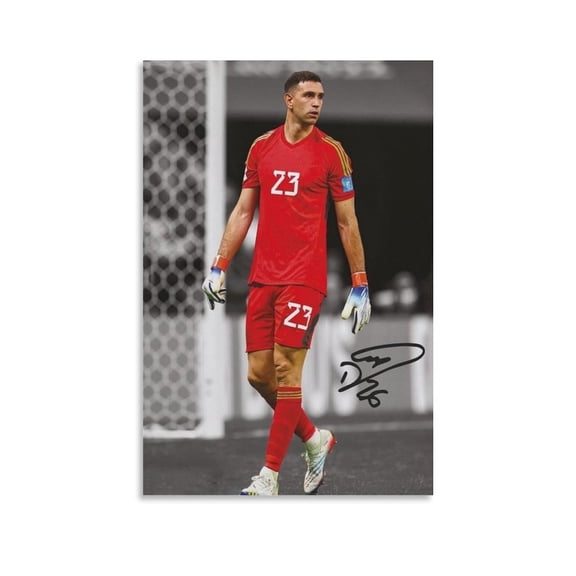 Emiliano Martinez Canvas Poster Room Aesthetic Poster Print Art Wall Painting Canvas Posters Gifts Modern Bedroom Decor 20x30inch(50x75cm)