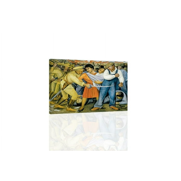 Emiliano Zapata Diego Rivera Mural - CANVAS OR PRINT WALL ART