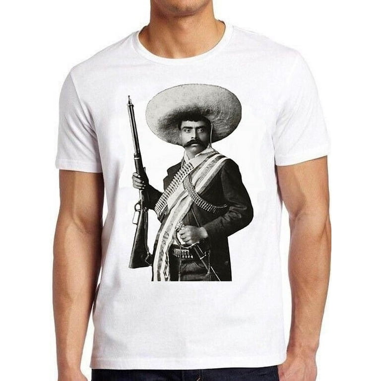 Emiliano Zapata Mexican Revolution Cool Gift Tee T Shirt M436 Walmart