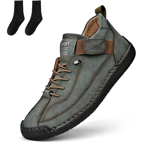 Emiline Comfortable Orthopedic Sneakers, Women's Handmade Leather Comfy Shoes, Men's Soft Comfort Arch Support Boots