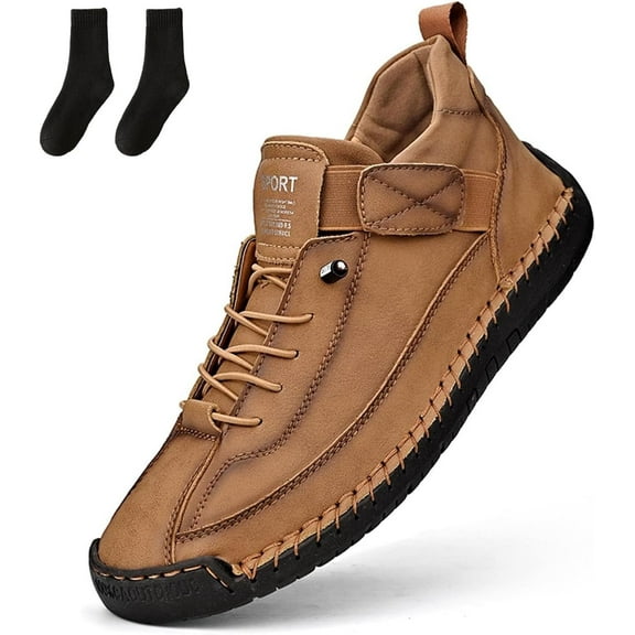 Emiline Comfortable Orthopedic Sneakers, Women's Handmade Leather Comfy Shoes, Men's Soft Comfort Arch Support Boots