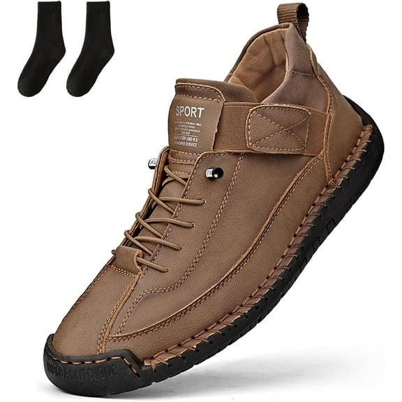 Emiline Comfortable Orthopedic Sneakers, Women's Handmade Leather Comfy Shoes, Men's Soft Comfort Arch Support Boots