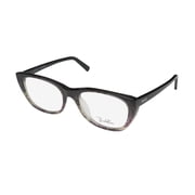 NEW EMILIO PUCCI 2670 WOMENS/LADIES CAT EYE FULL-RIM BLACK / PRINT FRAME DEMO LENSES 50-17-135 EYEGLASSES/SPECTACLES