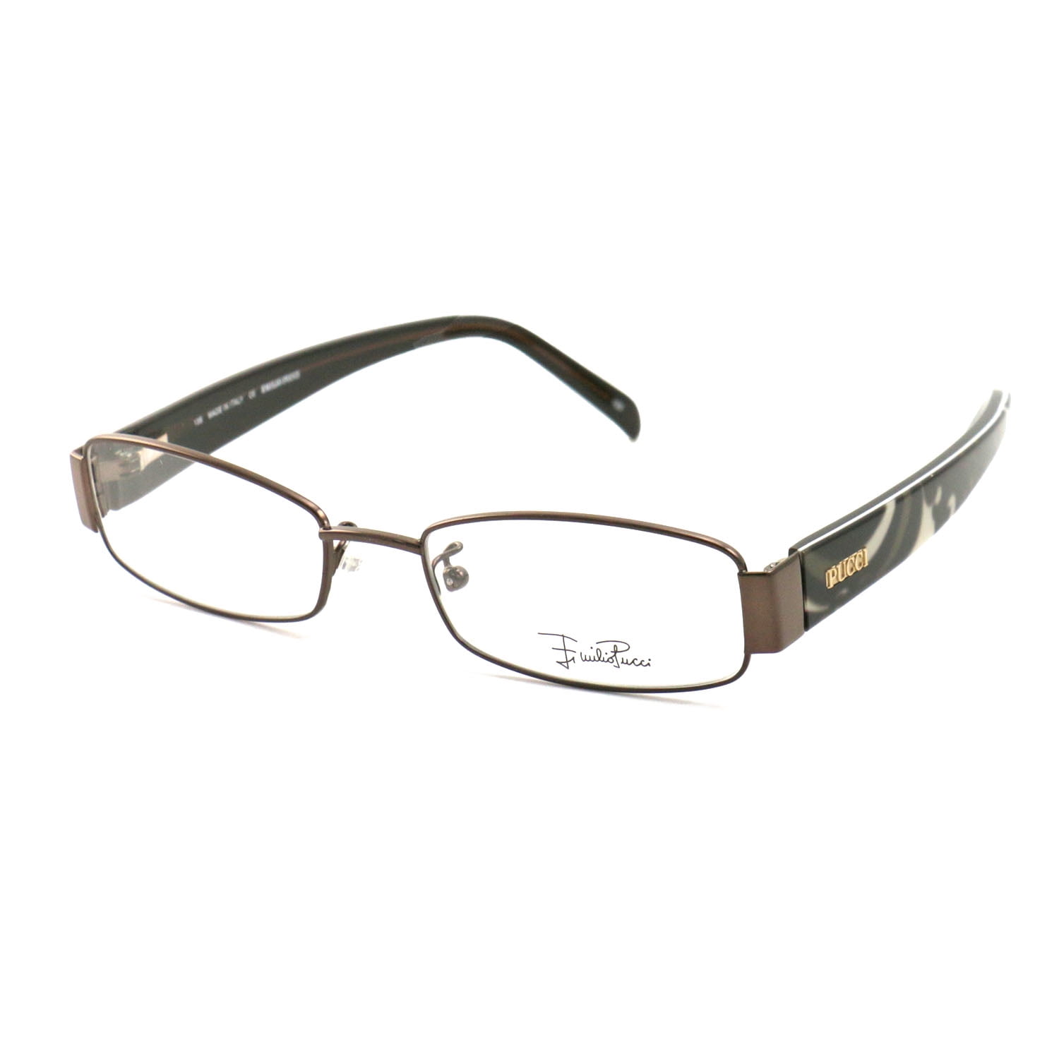 Emilio Pucci Womens Eyeglasses EP2136 210 Bronze/Horn 50 17  display picture 1