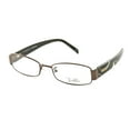 thumbnail image 1 of Emilio Pucci Womens Eyeglasses EP2136 210 Bronze/Horn 50 17 135 Rectangle, 1 of 6