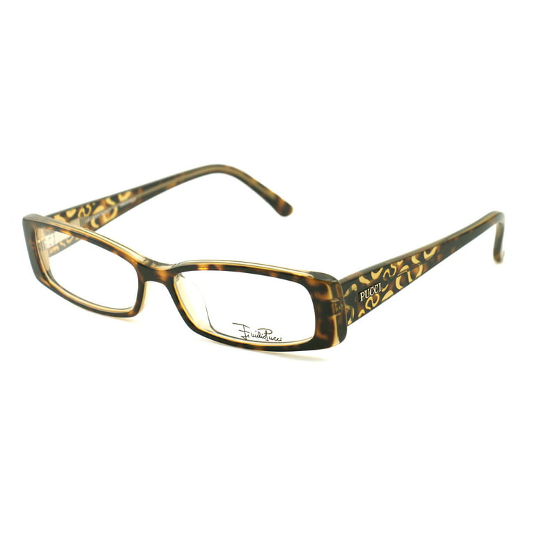 Emilio Pucci Womens Eyeglasses EP2655 244 Havana 51 14 135 Frames Rectangle