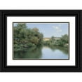 thumbnail image 1 of Emilio Sánchez-Perrier 18x13 Black Ornate Wood Framed Double Matted Museum Art Print Titled - The Rialaje (Alcala), 1 of 5