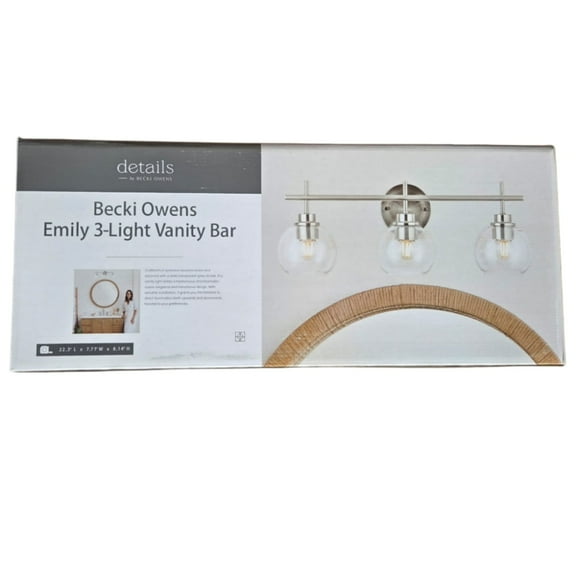 Emily 3-Light Vanity Bar