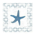 thumbnail image 1 of Emily Adams 'Navy Starfish on Newsprint' Canvas Art, 1 of 3