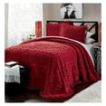 Emily Floral Chenille Bedspread, Soft Cotton Comforter, Full Size Quilt