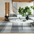 thumbnail image 1 of Oregon Plaid Wool Area Rug, 9' 6" x 13' 6", Oregon Grey, 1 of 6
