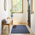 thumbnail image 1 of Charlie Plaid Wool Area Rug, 5' x 8', Charlie Blue, 1 of 8