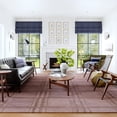 thumbnail image 1 of Rugs USA Mallory Plaid Wool Area Rug, 8' 6" x 11' 6", Mallory Mauve, 1 of 8