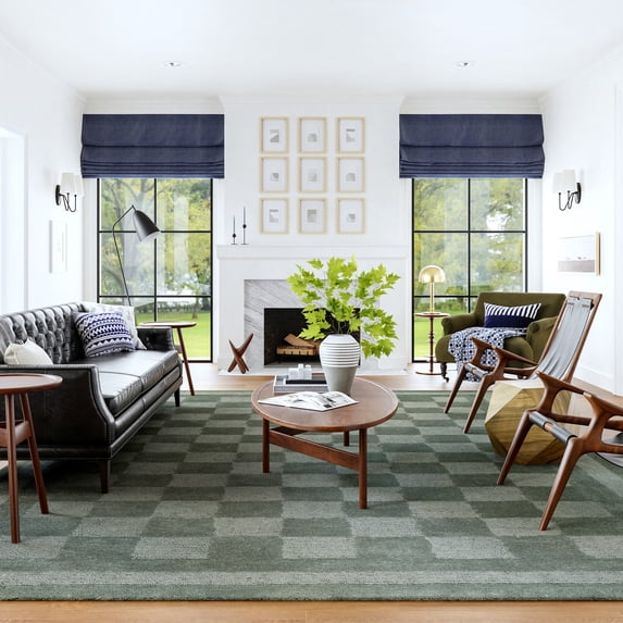 Rugs USA Robyn Wool Area Rug, 5' x 8', Robyn Green