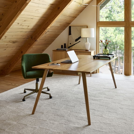 Rugs USA Robyn Wool Area Rug, 5' x 8', Robyn Ivory