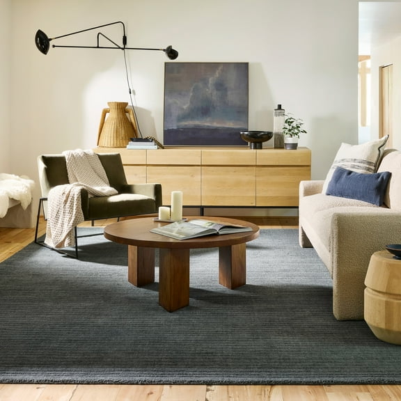 Rugs USA Southwest Striped Wool Area Rug, 3' x 5', Southwest Charcoal