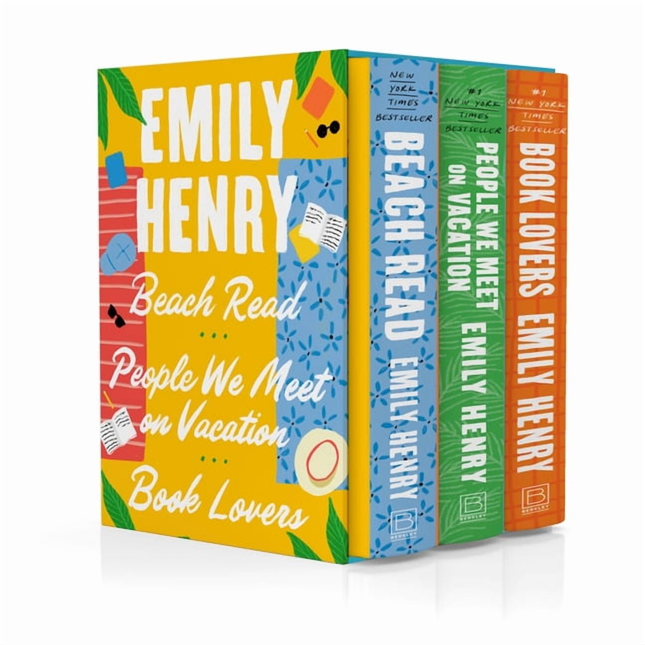 Emily Henry 3-Book Boxed Set: Beach Read, People We Meet on Vacation, and Book Lovers, (Paperback)