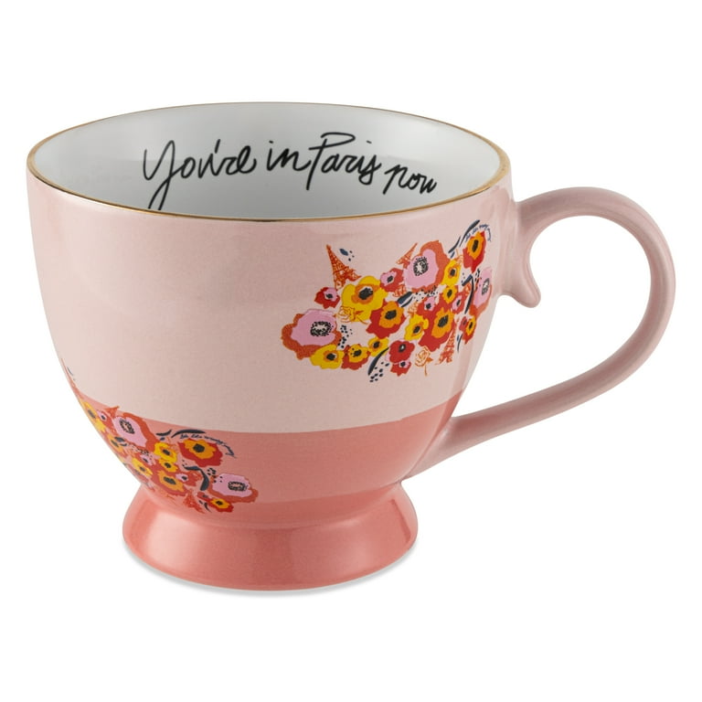 Emily In Paris, Ceramic Tea Mug, 14.8 fl oz, Pink - Walmart.com