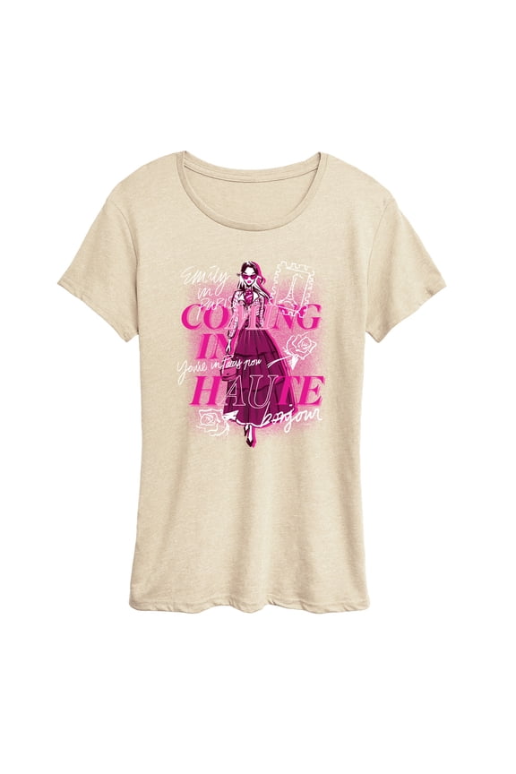 - Coming In Haute - Women's Short Sleeve Graphic T-Shirt